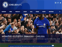 Tablet Screenshot of chelseafc.hu